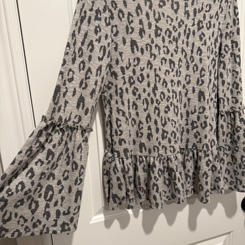 Altar'd State Leopard Print Blouse - Picture 8 of 11